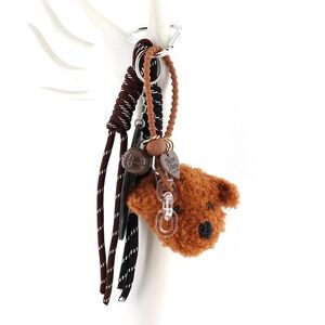 New,  Adorable Dog Plush Bag Charm